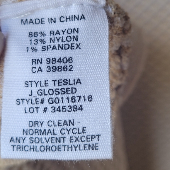 Theory Teslia J Sue Ivory Mix Glossed Printed Skirt Medium knit textured Stretch - Picture 5 of 9